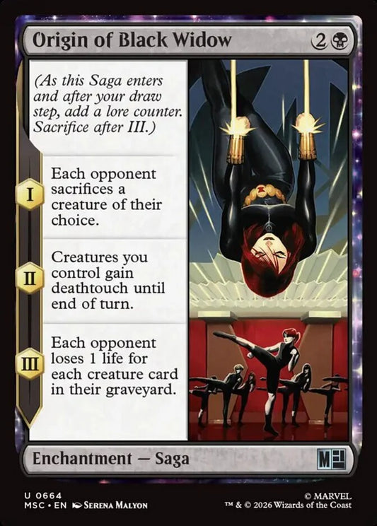 MSC-664 Origin of Black Widow  | Uncommon (EN)