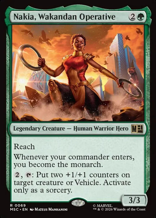 MSC-069 Nakia, Wakandan Operative  | Rare (EN)
