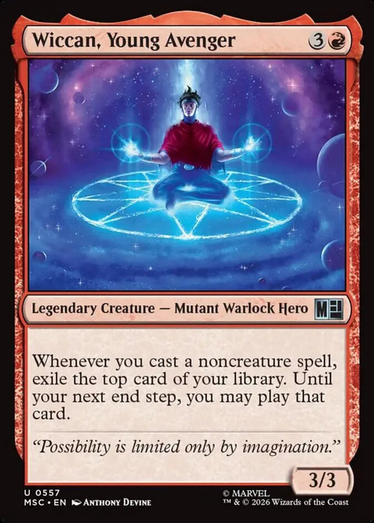 MSC-557 Wiccan, Young Avenger  | Uncommon (EN)