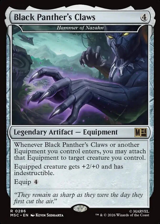 MSC-286 Black Panther's Claws  (Hammer of Nazahn)  | Rare (EN)