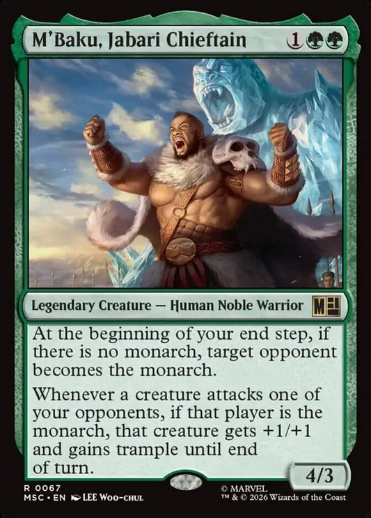 MSC-067 M'Baku, Jabari Chieftain  | Rare (EN)