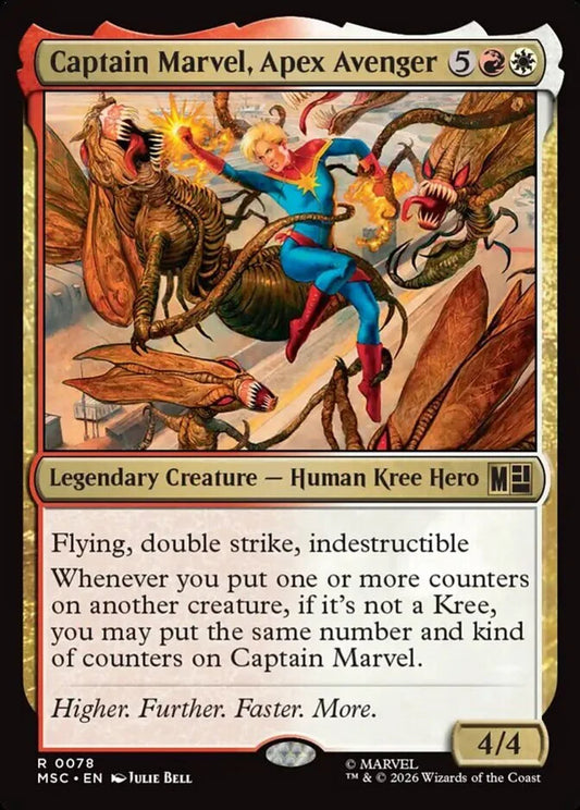 MSC-078 Captain Marvel, Apex Avenger  | Rare (EN)