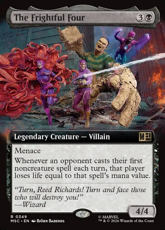 MSC-349 The Frightful Four (Extended Arts) | Rare (EN)