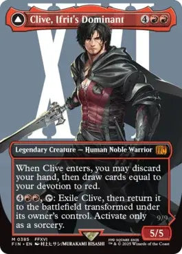 EN | Clive, Ifrit's Dominant // Ifrit, Warden of Inferno| Non-Foil| FIN-385
