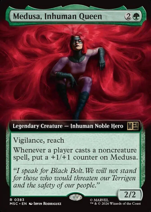 MSC-383 Medusa, Inhuman Queen (Extended Arts) | Rare (EN)