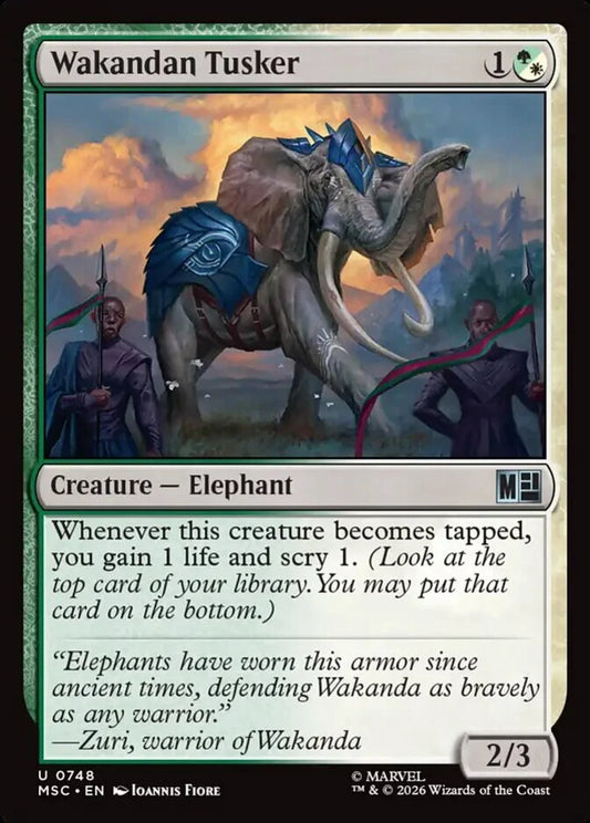 MSC-748 Wakandan Tusker  | Uncommon (EN)