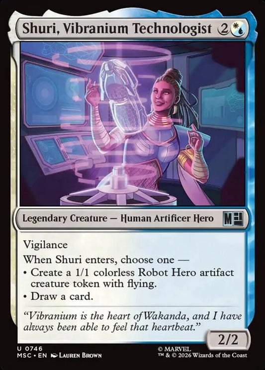 MSC-746 Shuri, Vibranium Technologist  | Uncommon (EN)