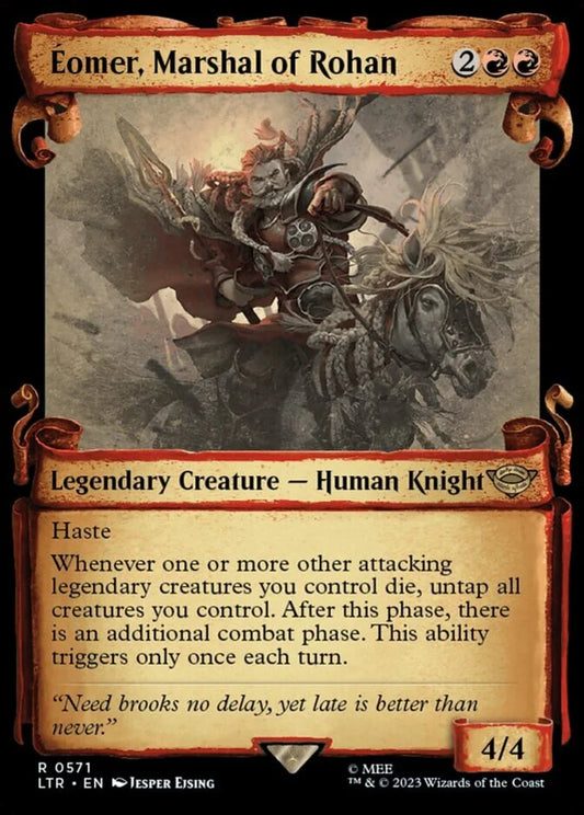 LTR-571 Eomer, Marshal of Rohan (Borderless) | Rare (EN)