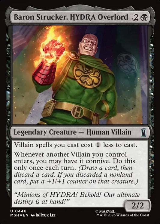 MSH-446 Baron Strucker, HYDRA Overlord | Uncommon (EN)