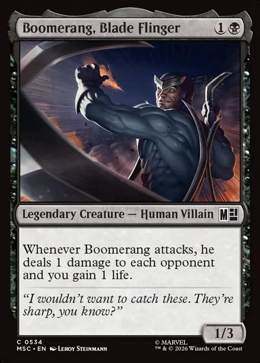 MSC-534 Boomerang, Blade Flinger  | Common (EN)