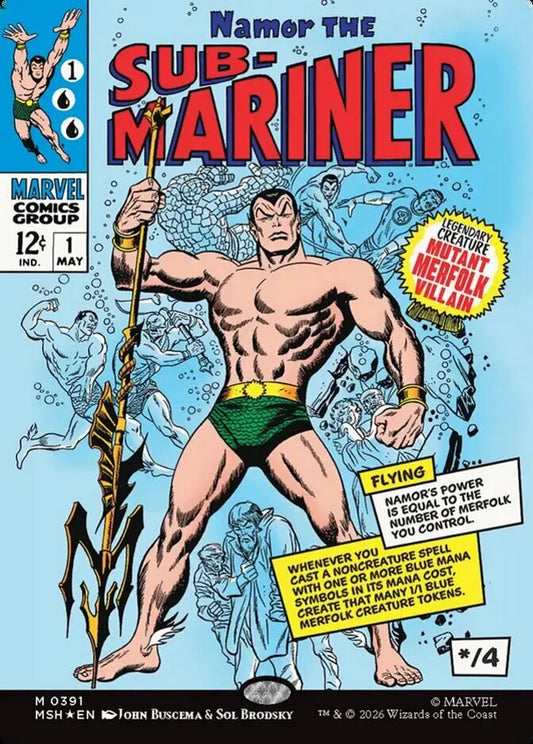 MSH-391 Namor the Sub-Mariner (Borderless) | Mythic (EN)