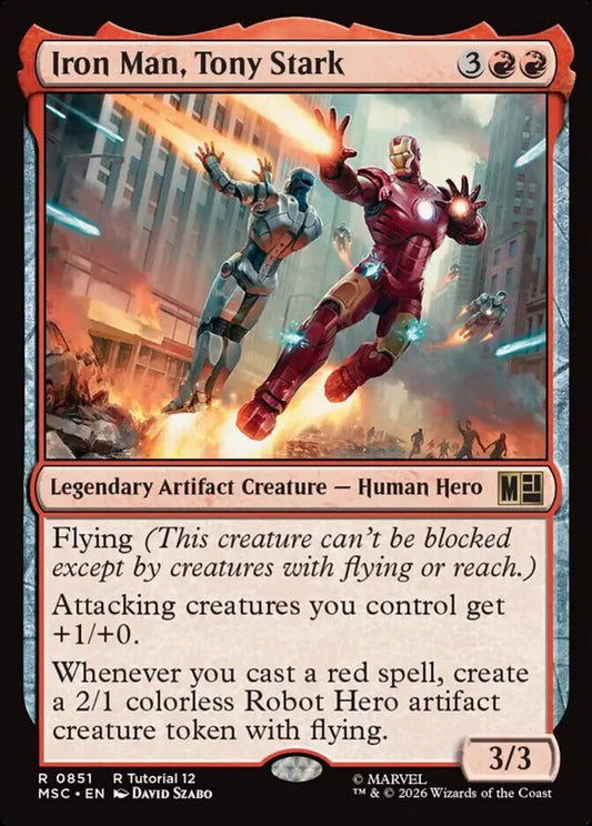MSC-851 Iron Man, Tony Stark  | Rare (EN)