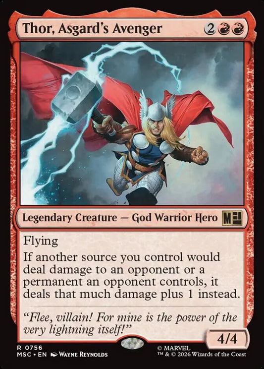 MSC-756 Thor, Asgard's Avenger  | Rare (EN)