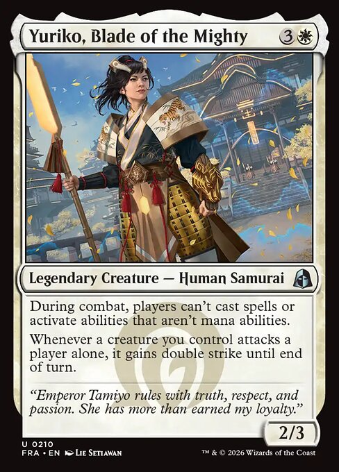 FRA-210 Yuriko, Blade of the Mighty | Uncommon (EN)