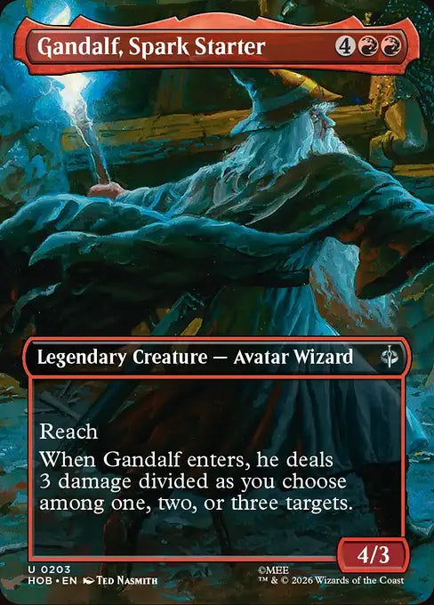 HOB-203 Gandalf, Spark Starter (Borderless) | Uncommon (EN)
