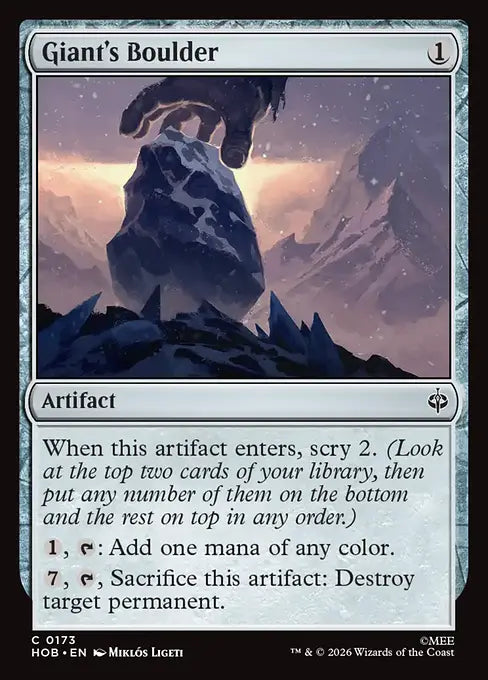 HOB-173 Giant's Boulder | Common (EN)