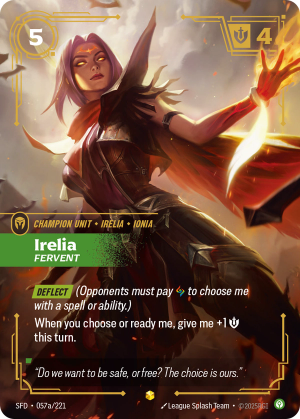 SFD-057a/221 | Irelia, Fervent | Showcase