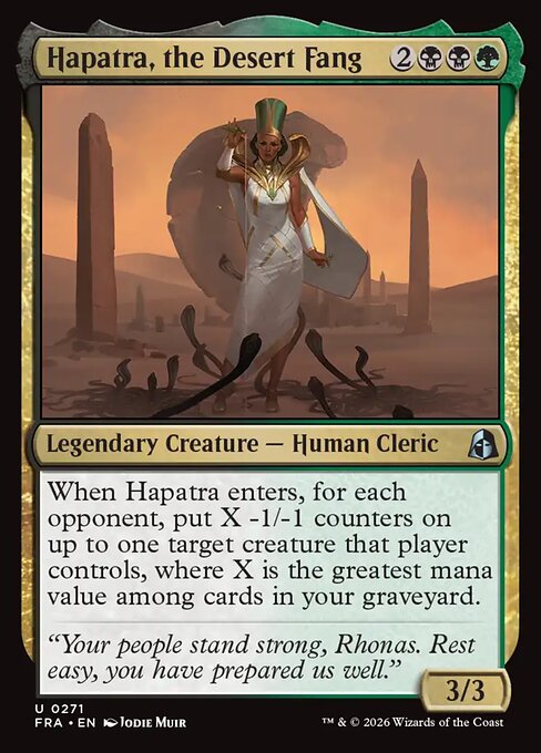 FRA-271 Hapatra, the Desert Fang | Uncommon (EN)