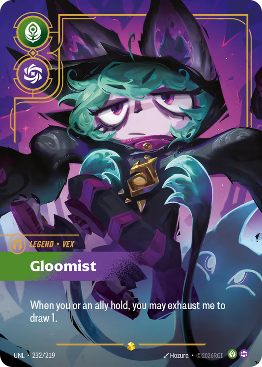 UNL-232/219 Vex - Gloomist (Overnumbered) |Showcase