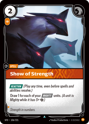 SFD-106/221 | Show of Strength | Uncommon