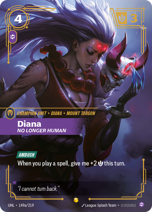 UNL-149a/219 Diana - No Longer Human (Alternate Art) | Showcase