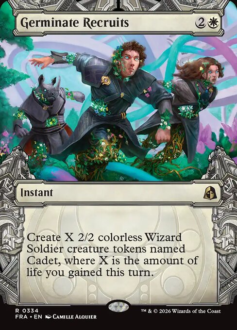 FRA-334 Germinate Recruits (Showcase) | Rare (EN)