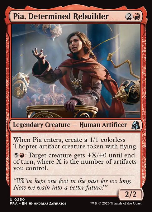 FRA-250 Pia, Determined Rebuilder | Uncommon (EN)