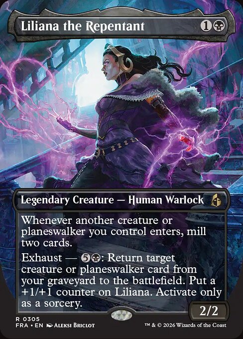 FRA-305 Liliana the Repentant (Borderless) | Rare (EN)