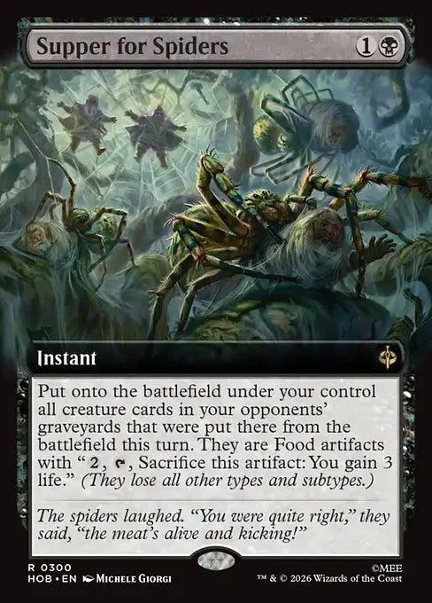 HOB-300 Supper for Spiders (Extended Art) | Rare (EN)