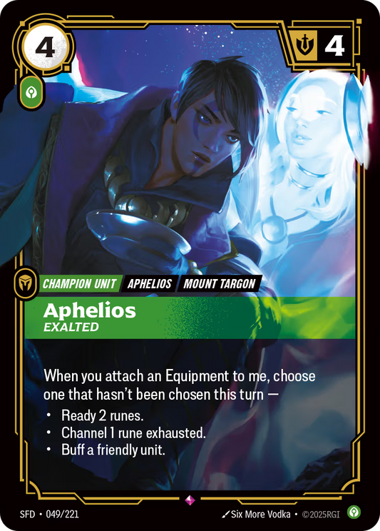SFD-049/221 | Aphelios, Exalted | Rare