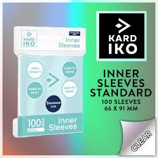 [KARDIKO] Inner Sleeves | Standard Size | Clear