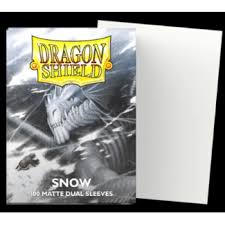 [Dragon Shield] Snow-100 Matte Dual Sleeves