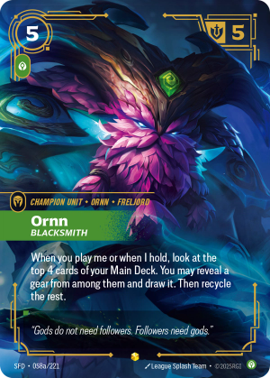 SFD-058a/221 | Ornn, Blacksmith | Showcase