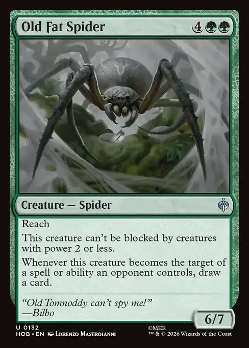 HOB-132 Old Fat Spider | Uncommon (EN)