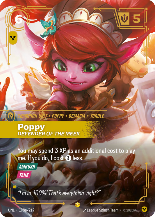 UNL-178a/219 Poppy - Defender of the Meek (Alternate Art) | Showcase