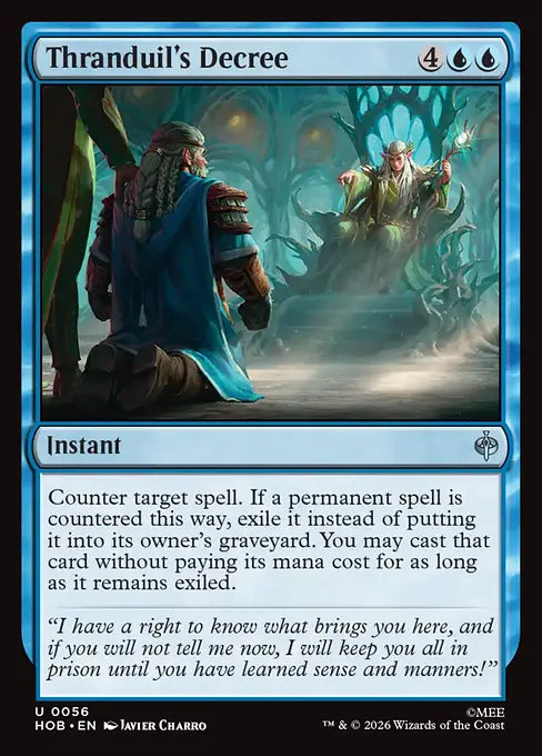 HOB-056 Thranduil's Decree | Uncommon (EN)