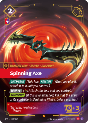 SFD-186/221 | Spinning Axe | Epic