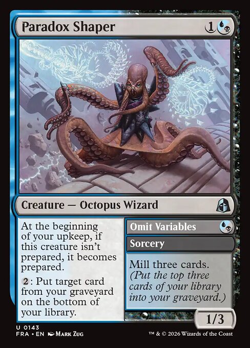 FRA-143 Paradox Shaper // Omit Variables | Uncommon (EN)