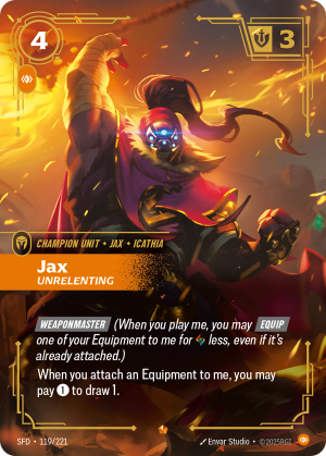 SFD-119/221 | Jax, Unrelenting | epic