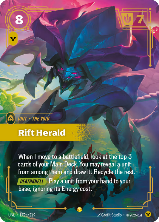 UNL-179a/219 Rift Herald (Alternate Art) | Showcase