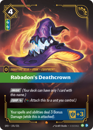 SFD-191/221 | Rabadon's Deathcrown | Epic
