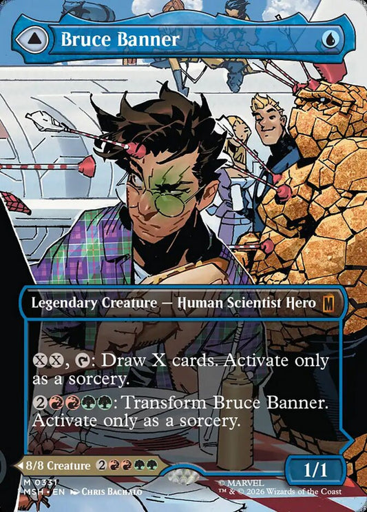 MSH-331 Bruce Banner // The Incredible Hulk  (Borderless) | Mythic (EN)