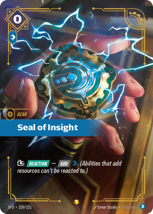 SFD-229/221 | Seal of Insight | Showcase
