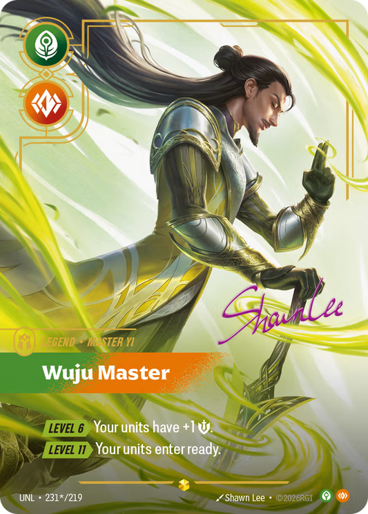 UNL-231*/219 Master Yi - Wuju Master (Signature) | Showcase