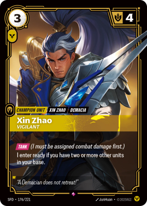 SFD-176/221 | Xin Zhao, Vigilant | Rare