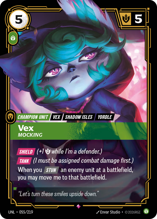UNL-055/219 Vex - Mocking | Rare