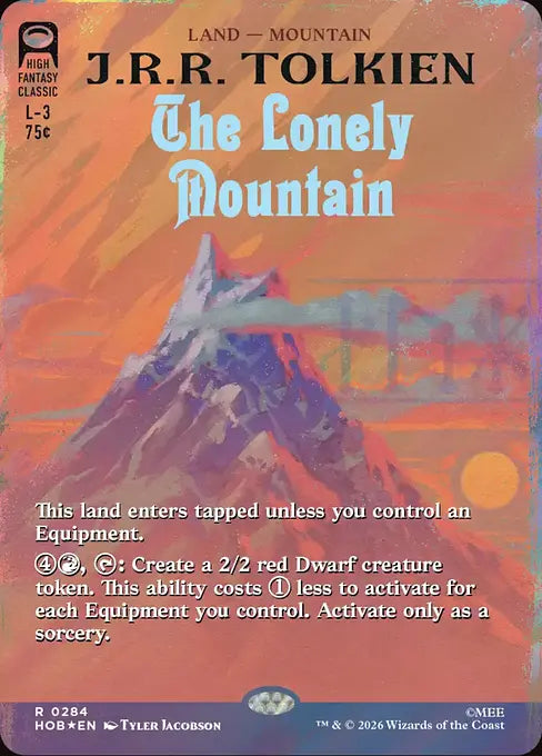 HOB-284 The Lonely Mountain (Borderless) | Rare (EN)