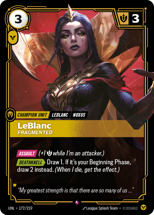 UNL-172/219 LeBlanc - Fragmented | Rare