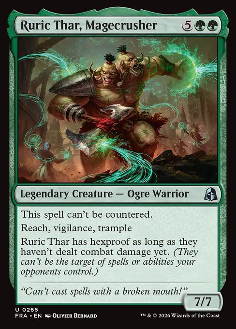 FRA-265 Ruric Thar, Magecrusher | Uncommon (EN)