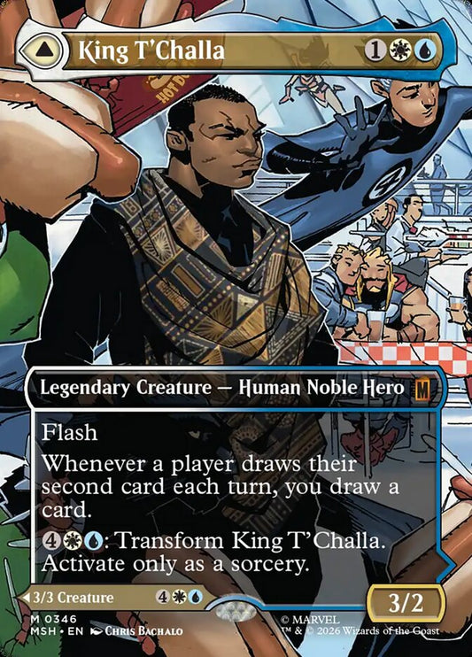 MSH-346 King T'Challa // Black Panther, Hope Enduring (Borderless) | Mythic (EN)